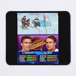 Vancouver Canucks Classic T-Shirt Mouse Pad