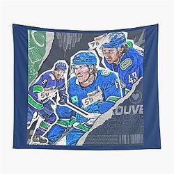 Vancouver Hockey Team Design Tapestry