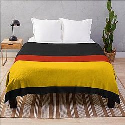 Vancouver Canucks retro stripes Throw Blanket