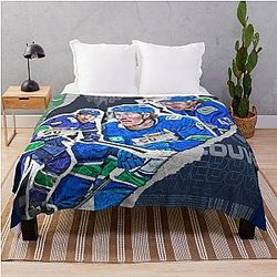 Vancouver Hockey Team Design Throw Blanket