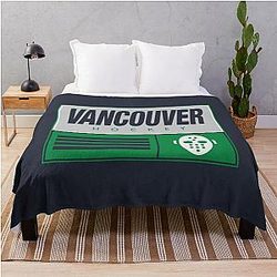 Vancouver Hockey Throw Blanket