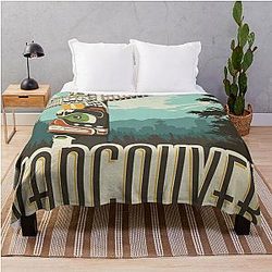 Vancouver Canada Throw Blanket
