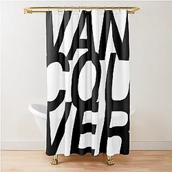 Vancouver Letter Shower Curtain