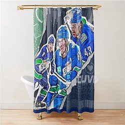 Vancouver Hockey Team Design Shower Curtain