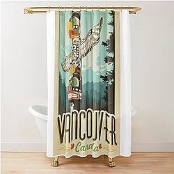Vancouver Canada Shower Curtain