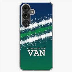 Vancouver Blue Retro Hockey Phone Case for Samsung Galaxy Soft Case