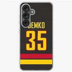 Vancouver Canucks Thatcher Demko Alternate Jersey Back Phone Case Samsung Galaxy Soft Case