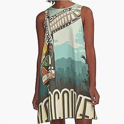 Vancouver Canada A-Line Dress