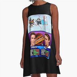Vancouver Canucks Classic A-Line Dress