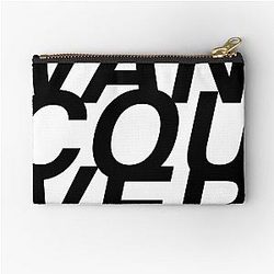 VANCOUVER Letter Block Zipper Pouch