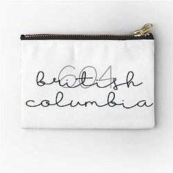 604 Vancouver Canucks British Columbia Zipper Pouch