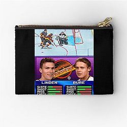 Vancouver Canucks Arcade Classic T-Shirt Zipper Pouch