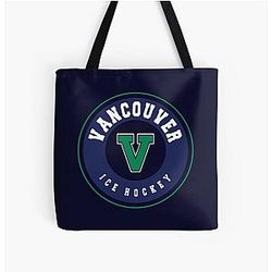 Vancouver ice hockey tote bag