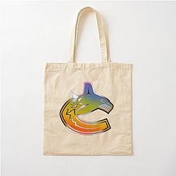 Vancouver Canucks Pride Cotton Tote Bag