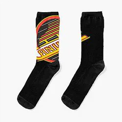 Vancouver Canucks Retro Hockey Socks