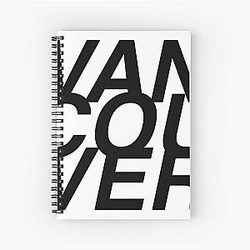 VANCOUVER Letter Spiral Notebook