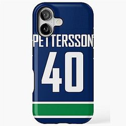 Vancouver Canucks Elias Pettersson Home Jersey Phone Case