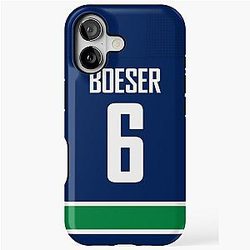 Vancouver Canucks Brock Boeser Home Jersey iPhone Tough Case