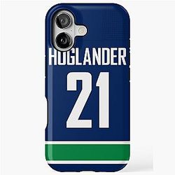 Vancouver Canucks Nils Hoglander Home Jersey iPhone Case
