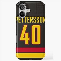 Vancouver Canucks Elias Pettersson Alternate Jersey Back Phone Case for iPhone Tough Case