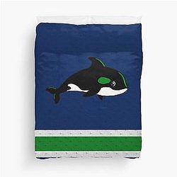 Vancouver Cute Mascot Duvet Cover