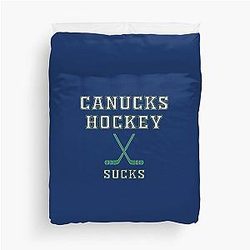 Vancouver Canucks Hockey Duvet Cover