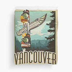 Vancouver Canada Duvet Cover