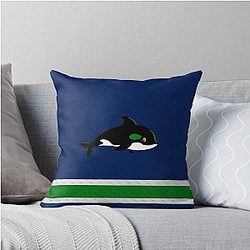 Vancouver Cute Mascot Throw Pillow