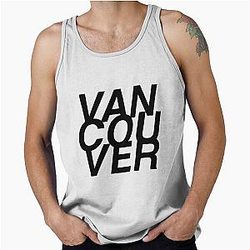 VANCOUVER Letter Block Tank Top