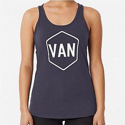 Vancouver White Racerback Tank Top