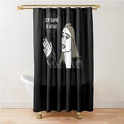 Music Retro T-Shirts Funny Graphic Gift Shower Curtain
