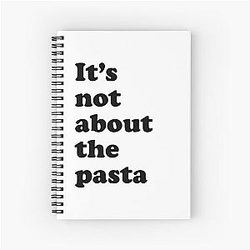 It's About the Pasta - James Kennedy VPR Lala Kent Vanderpump Rules Spiral Notebook