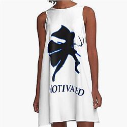 Vergil Motivated Black Devil Dress