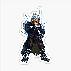 Retro 16bit Vergil Beowulf - Devil May Cry Sticker