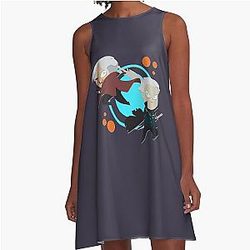 Cool Dante and Vergil Mini A-Line Dress