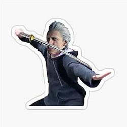 Vergil God Anime Vine Sticker
