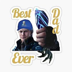 Devil May Cry - Vergil - Best Dad Ever Sticker