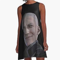 Bald Vergil - Devil May Cry A-Line Dress