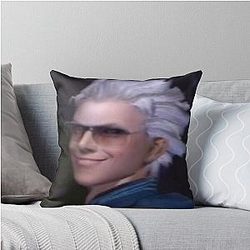 Vergil From the Devil May Cry Series Throw Pillow