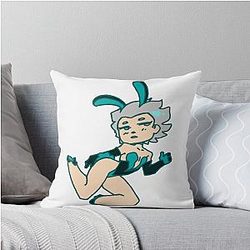bunny Vergil Throw Pillow