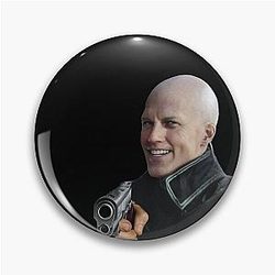 Bald Vergil pointing a gun blasphemous Devil May Cry funny face meme Pin
