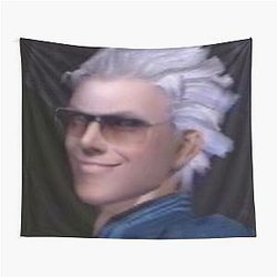 Vergil from the Devil May Cry series tapestry