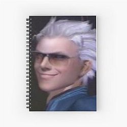Vergil From the Devil May Cry Spiral Notebook