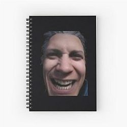 Cursed Vergil Throw Pillow Spiral Notebook
