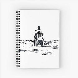 Vergil Chair Motivation Pen Ink: Devil May Cry 5 Spiral Notebook
