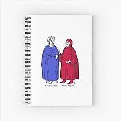 Vergil and Dante Spiral Notebook