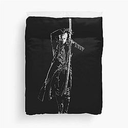 Vergil DMC Vector Art Duvet Cover Black