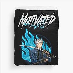 Motivated Vergil Duvet Cover