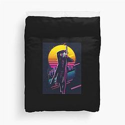 Devil May Cry Vergil 80s Retro Duvet Cover