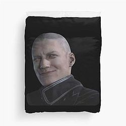 Bald Vergil Devil May Cry meme Duvet Cover